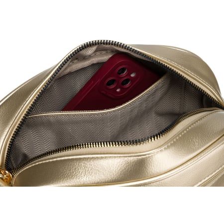Geantă de damă aurie strălucitoare, din piele ecologică, de la Peterson PTR-PTN STY-2-PIL GOLD [6]