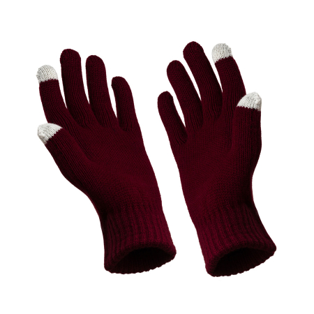 Set: căciulă, mănuși și eșarfă de culoare bordo - Peterson PTR-PTN WS-02-1952 WINE [11]