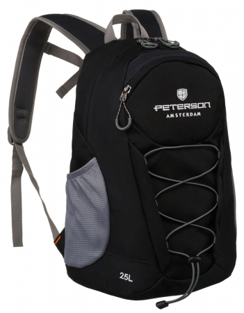 Rucsac ușor, negru, pentru călătorii, cu o curea pentru piept - Peterson PTR-PTN JPS-03-8504 BL [1]