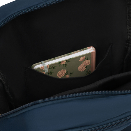 Rucsac de damă bleumarin din nylon cu bretele reglabile și închidere cu fermoar - Peterson PTR-PTN JN-08-9997 NAVY [18]
