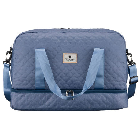 Geantă de antrenament din poliester albastru, cu două compartimente și închidere cu fermoar - Peterson PTR-PTN PIK-01-8564 L.BL [2]