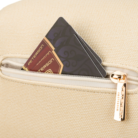 Geantă elegantă de damă din piele ecologică tip borseta - Peterson PTR-PTN MIS-07-2010 ECRU [7]