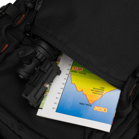Rucsac mare, cu două compartimente, din poliester negru, pentru turiști - Peterson [34]