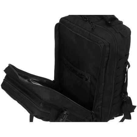 Rucsac militar tactic mare, fabricat din nailon negru - Peterson PTR-PTN BL096-8090 BLACK [12]