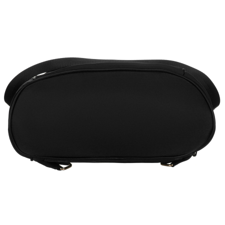 Rucsac negru de damă din nailon și piele ecologică cu bretele reglabile - Peterson PTR-PTN JN-12-0191 BLACK [24]