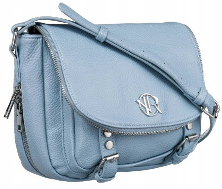 Import - Geanta messenger dama din piele ecologica - Rovicky PTR-R-TOR-ALE-2-3790 BLU