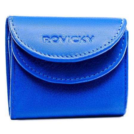 Portofele Dama - Portofel dama din piele naturala Rovicky PTR-R-17-LFN-3050 R.BL
