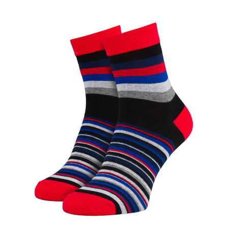 Set de 5 perechi de șosete bărbătești cu dungi, mărimi 40-45 - Peterson PTR-PTN SML-S5-40-45-PA1 [12]