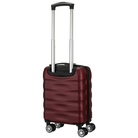 Valiză mică de cabină cu roți detașabile, culoare vișinie - Peterson PTR-PTN 5806-W-XS-4473 P [4]