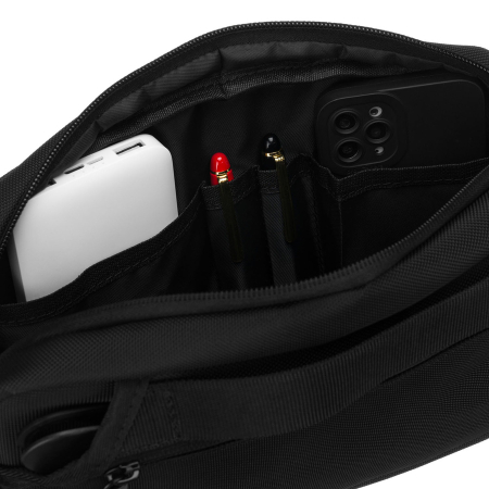 Geantă sport neagră cu închidere cu fermoar, două compartimente - Peterson PTR-PTN-73225-2201 BLACK [5]