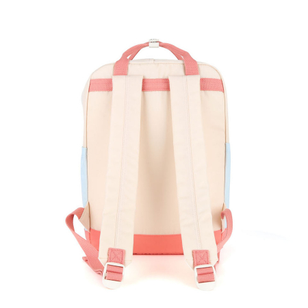 Rucsac urban multicolor pentru femei cu închidere cu fermoar - Himawari PTR-1088M-05 [2]