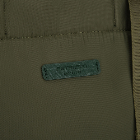 Geantă de damă verde din nylon, cu un singur compartiment, cu curea detașabilă și reglabilă - Peterson PTR-PTN JN-10-0122 GREEN [6]