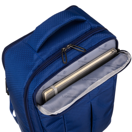 Rucsac bleumarin din poliester cu bretele de umăr respirabile - Peterson PTR-PTN BOCIAN-6453 NAVY [9]