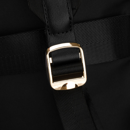 Rucsac negru din nailon pentru femei cu curea de bagaj - Peterson PTR-PTN JN-09-0047 BLACK [16]