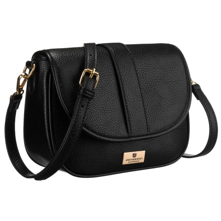  Handbags - Geantă de umăr mică, neagră, pentru femei, din piele ecologică - Peterson PTR-PTN TOR-ALE-23-5135