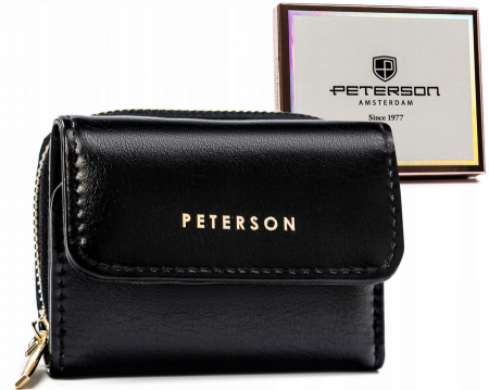 Portofele Dama - Portofel dama din piele Peterson PTR-PTN 011-F-5062 BL