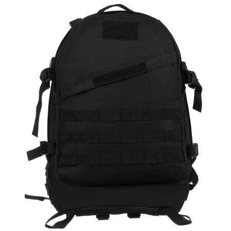 Rucsac militar negru cu bretele reglabile, trei compartimente - Peterson PTR-PTN BL003-8069 BLACK [4]