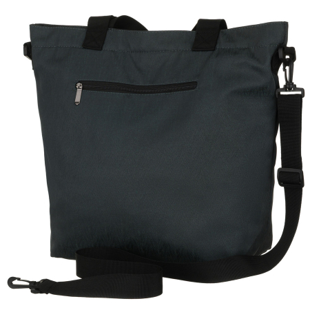 Geantă de damă gri cu fermoar și buzunar exterior - Rovicky PTR-R-TZ15605-ZJ GRAY [2]