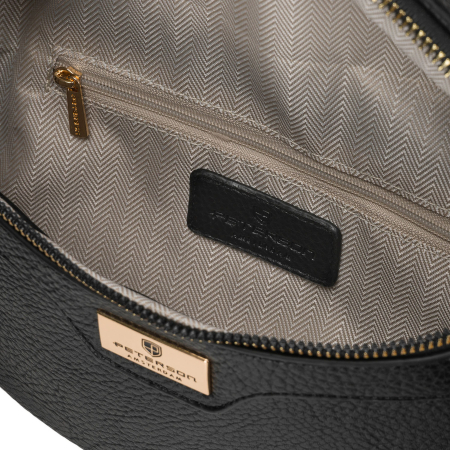 Geantă de damă din piele ecologică de culoare neagră - Peterson PTR-PTN MIS-17-5409-BLAC [5]