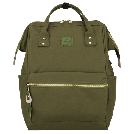 Rucsac de damă verde din poliester cu compartiment pentru laptop și bretele reglabile - Peterson PTR-PTN ALFA GREEN [3]