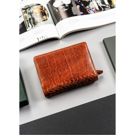 Portofel dama din piele naturala Peterson PTN WD2-VLCN-4482 CO [3]