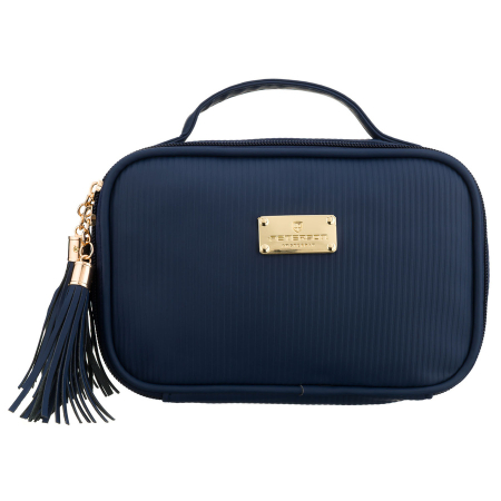 Geantă cosmetică din material sintetic bleumarin cu patru compartimente, compartiment unic - Peterson PTR-PTN KOS-DA-10P NAVY [1]