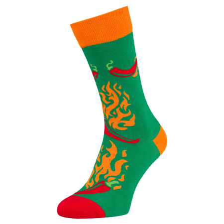 Set de șosete bărbătești în mărimile 38-44 cu model cu chili - Peterson PTR-PTN SML-S3W-CH-38-44 [19]