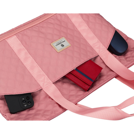 Geantă de antrenament din poliester roz, cu mânere confortabile - Peterson PTR-PTN PIK-02-8595 PINK [17]