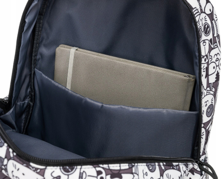 Rucsac practic de școală cu port USB care se potrivește în format A4 - Peterson PTR-PTN 77711-6616 PRT-9 [10]