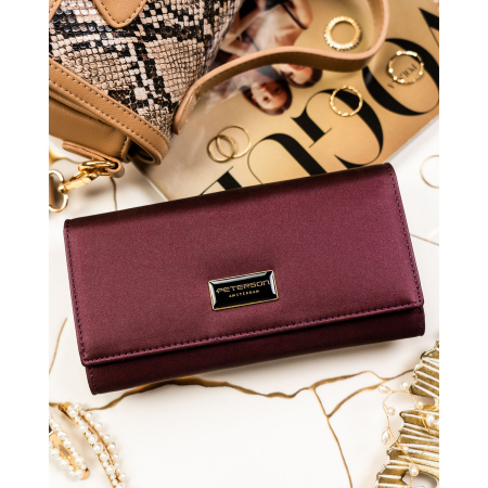 Portofel din piele pentru femei Peterson PTR-PTN PS122-HNL PURPLE [2]