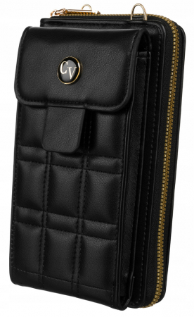 Mini portofel-poșetă 2în1 cu o curea lungă, detașabilă - 4U Cavaldi PTR-M-16-1361 BL [2]