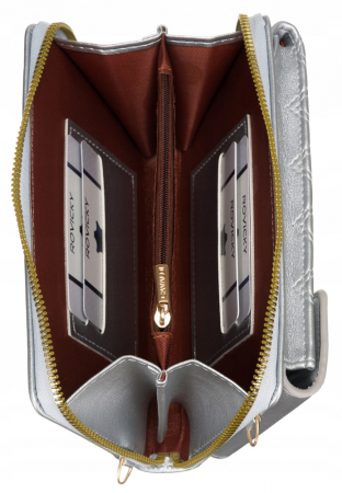 Mini geanta-portofel de dama din piele ecologica - 4U Cavaldi PTR-M-10-1217 SIL [6]