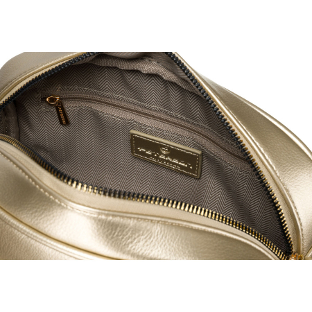 Geantă de damă aurie strălucitoare, din piele ecologică, de la Peterson PTR-PTN STY-2-PIL GOLD [5]