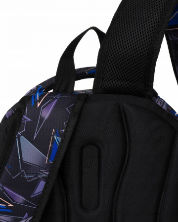 Rucsac de școală mare, multicolor, din poliester, cu port USB - Peterson PTR-PTN 77711-6654 PRT-6 [5]