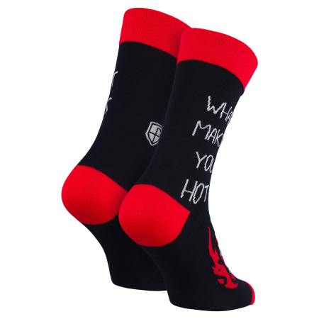 Set de șosete bărbătești în mărimile 38-44 cu model cu chili - Peterson PTR-PTN SML-S3W-CH-38-44 [13]