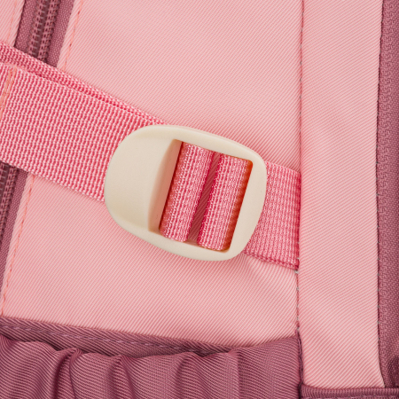 Rucsac școlar spațios din poliester roz, cu bretele reglabile - Peterson PTR-PTN 8610-1327 PINK [11]