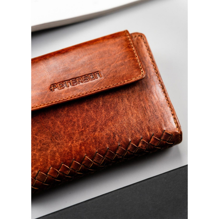 Portofel dama din piele naturala Peterson PTN WD2-VLCN-4482 CO [2]