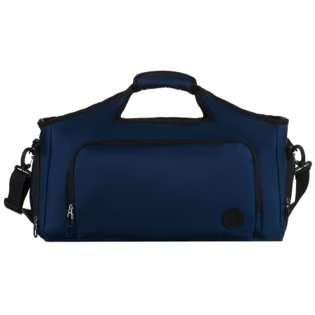 Geantă de umăr sport de călătorie neagră și bleumarin, cu , curea detașabilă - Peterson PTR-PTN 24480 NAVY-BLACK [1]
