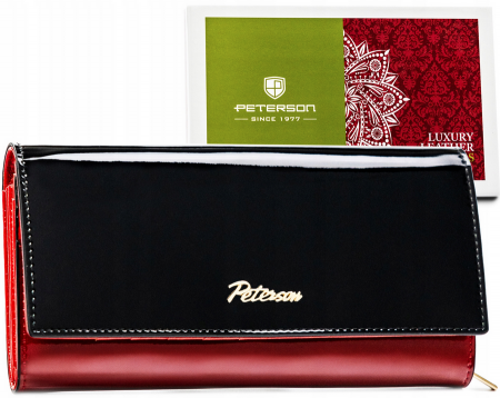 Portofele Dama - Portofel dama din piele naturala Peterson PTR-PTN 1N-409-6716 R