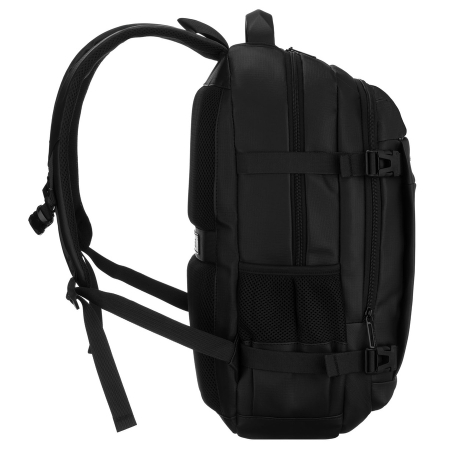 Rucsac mare de călătorie negru cu compartiment pentru laptop și închidere cu fermoar - Peterson PTR-PTN HY242-7048 BLACK [2]