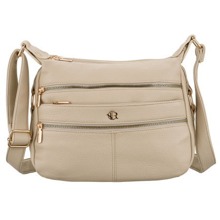 Geantă de damă bej din piele ecologică cu curea lungă - Rovicky R-KP-12-A19-4985 BEI [1]