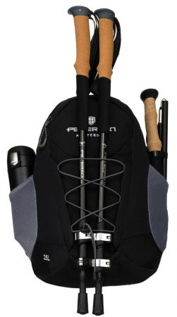 Rovicky - Rucsac ușor, negru, pentru călătorii, cu o curea pentru piept - Peterson PTR-PTN JPS-03-8504 BL