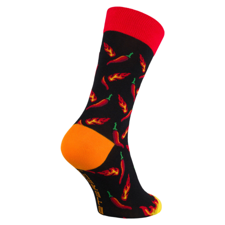 Set de șosete bărbătești în mărimile 38-44 cu model cu chili - Peterson PTR-PTN SML-S3W-CH-38-44 [27]