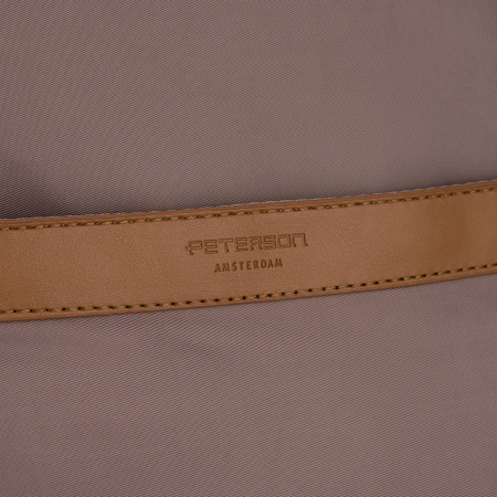 Rucsac de damă bej din nylon cu bretele reglabile și închidere cu fermoar - Peterson PTR-PTN JN-08-0016 BEIGE [11]