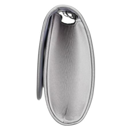 Geantă elegantă de damă, de culoare argintie, confecționată din material sintetic și închisă cu o clemă magnetică - Rovicky PTR-R-XS029-3-0795 SILVE [3]