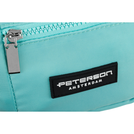 Geantă sport din poliester mentă, cu fermoar tip borseta - Peterson PTR-PTN POM-S01-3797 TUR [6]