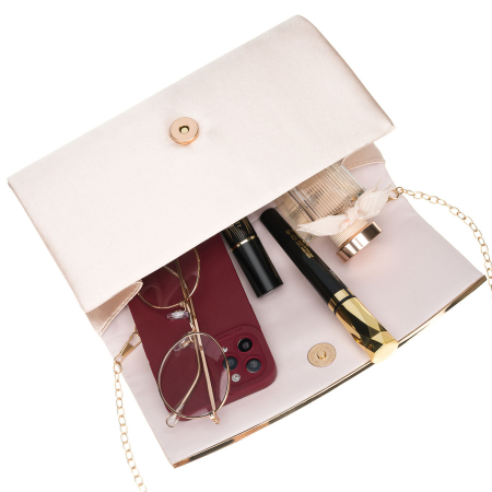Geantă de damă bej din material sintetic cu buzunar interior - Rovicky PTR-R-XS028-3-0672 BEIGE [6]