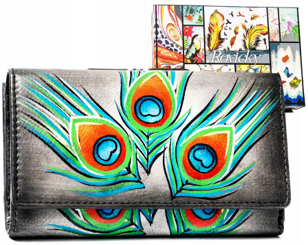  Wallets & Money Clips - Portofel dama din piele naturala Rovicky PTR-R-N55020-ART-22-7224