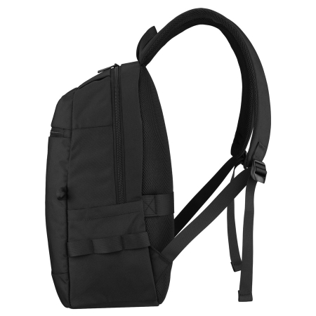 Rucsac mare, negru, din poliester, cu compartiment pentru laptop și compartiment individual - Peterson [4]