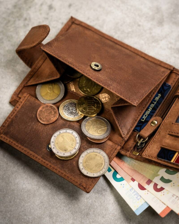 Set cadou portofel barbati din piele naturala si breloc Peterson PTR-PTN SET-M-N994L-CH [9]